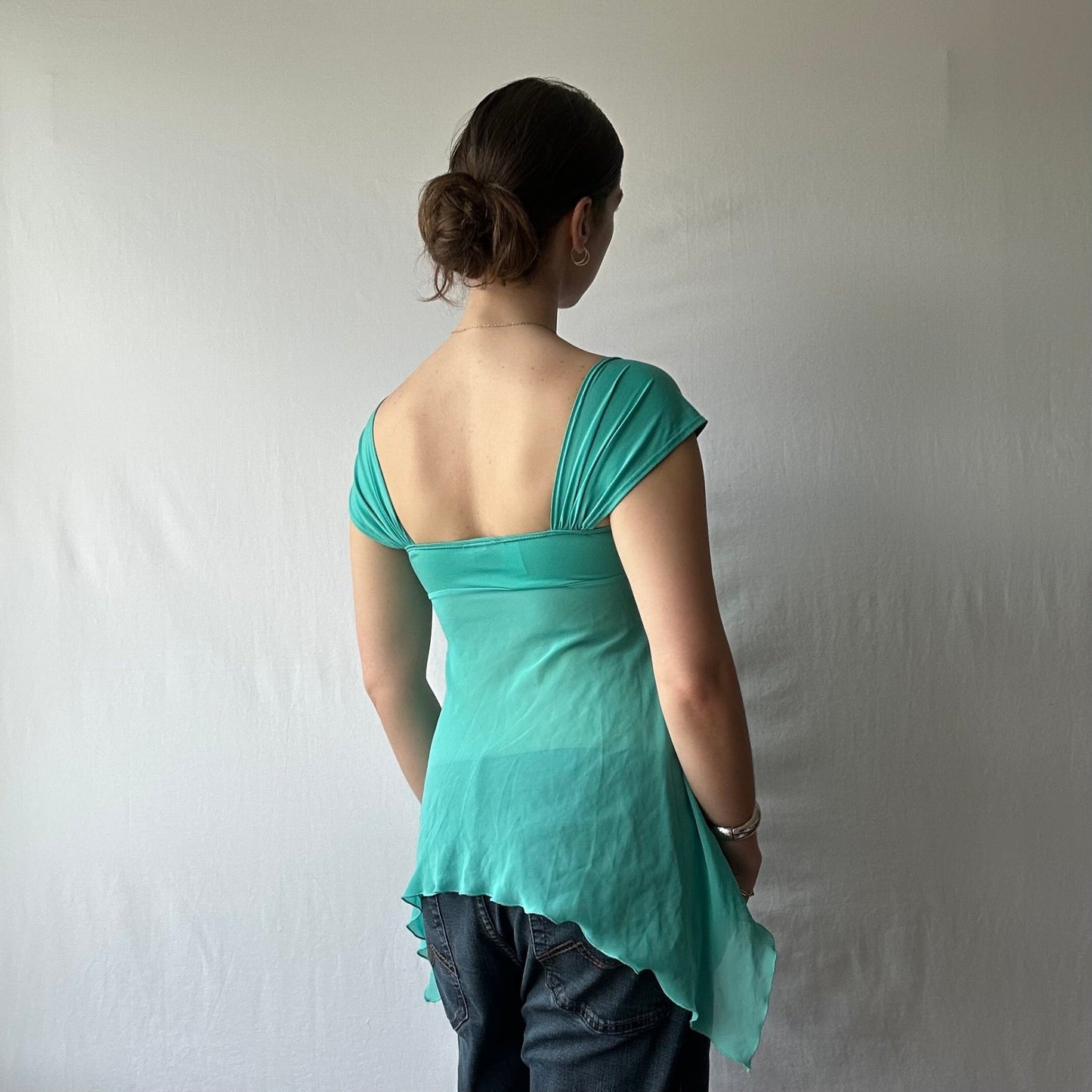 Blue Flowy Fairy Top