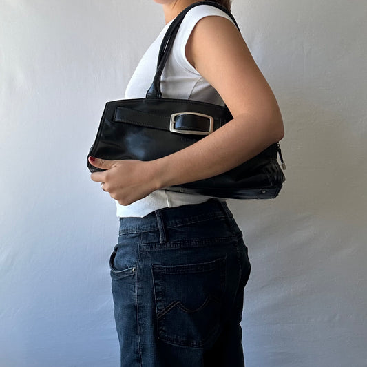 Black Buckle Purse