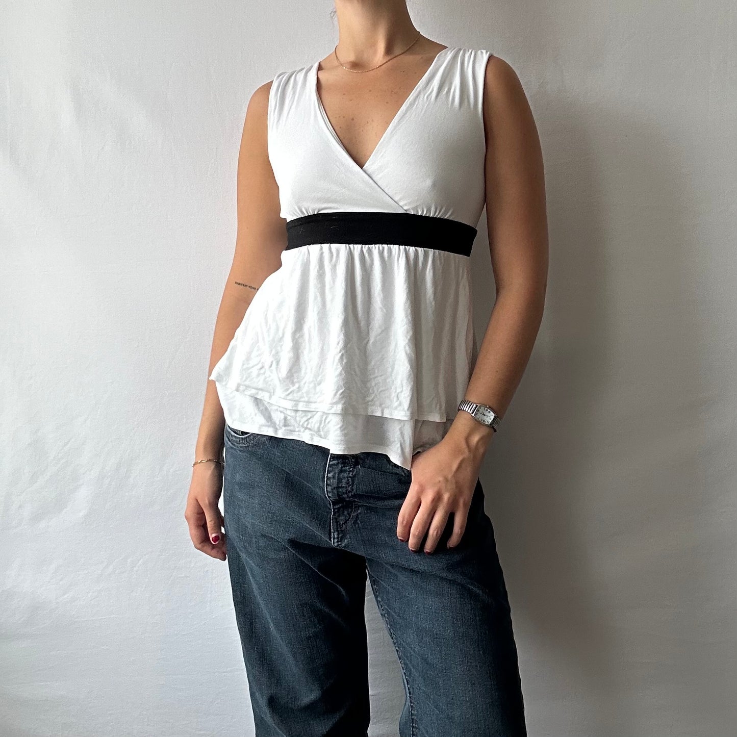 V-Neck Banded Tank